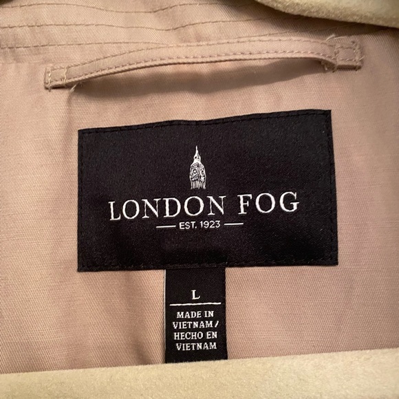 London Fog Trench Coat - Picture 2 of 3
